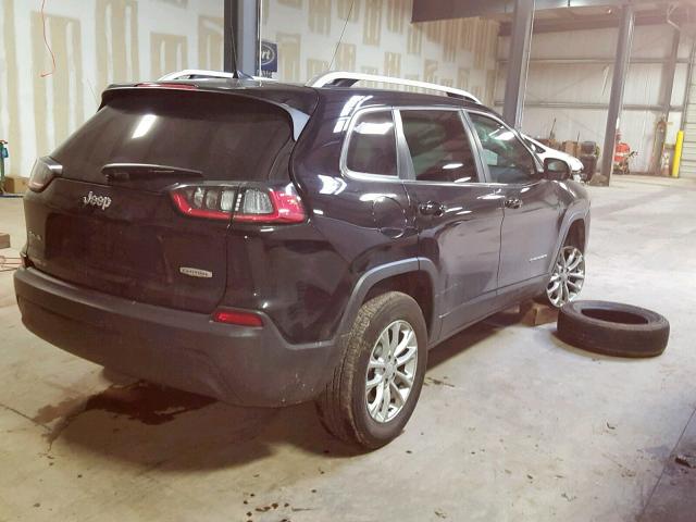 1C4PJMCB6KD283600 - 2019 JEEP CHEROKEE L BLACK photo 4