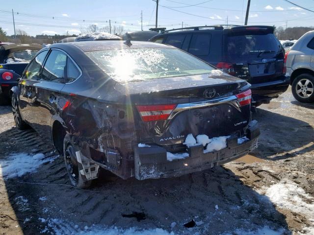 4T1BK1EB9DU011219 - 2013 TOYOTA AVALON BAS MAROON photo 3