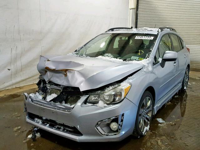 JF1GPAS66D2823372 - 2013 SUBARU IMPREZA SP SILVER photo 2