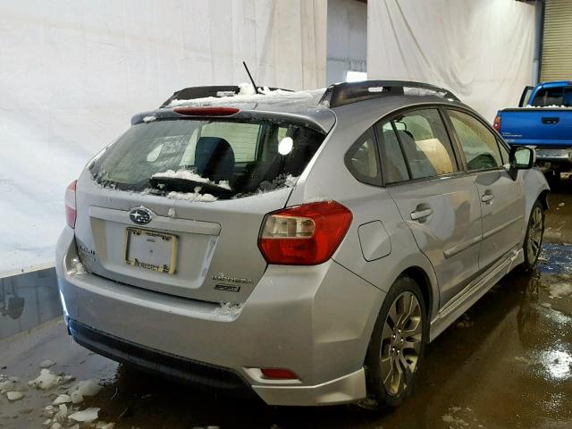 JF1GPAS66D2823372 - 2013 SUBARU IMPREZA SP SILVER photo 4