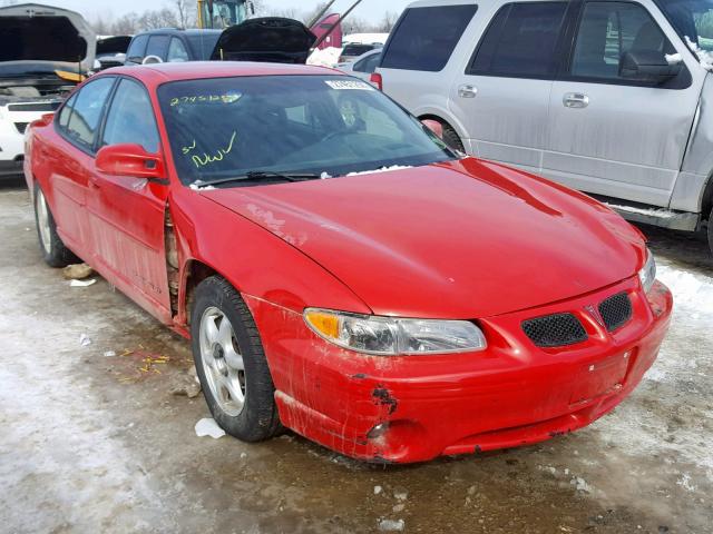 1G2WP52K1XF354669 - 1999 PONTIAC GRAND PRIX RED photo 1