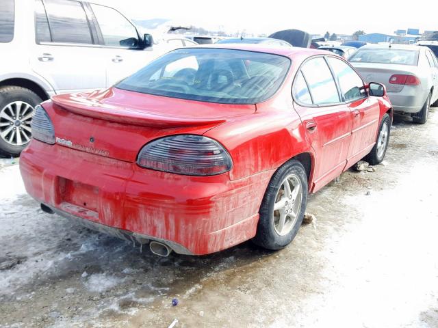 1G2WP52K1XF354669 - 1999 PONTIAC GRAND PRIX RED photo 4