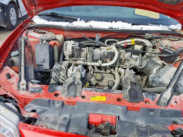 1G2WP52K1XF354669 - 1999 PONTIAC GRAND PRIX RED photo 7