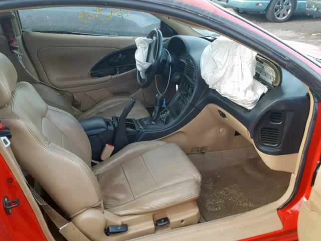 4A3AK44Y4XE089880 - 1999 MITSUBISHI ECLIPSE GS RED photo 5