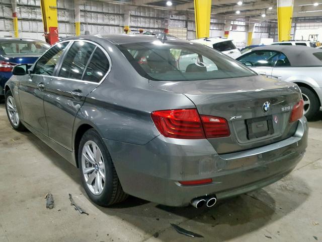 WBA5A7C59ED612746 - 2014 BMW 528 XI GRAY photo 3