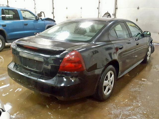 2G2WP552961305818 - 2006 PONTIAC GRAND PRIX BLACK photo 4