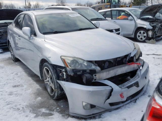 JTHCK262662005744 - 2006 LEXUS IS 250 SILVER photo 1