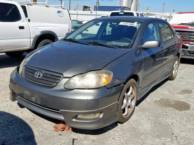 2T1BY32E55C363600 - 2005 TOYOTA COROLLA XR CHARCOAL photo 2