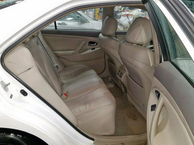 4T1BB46K28U061689 - 2008 TOYOTA CAMRY HYBR WHITE photo 6