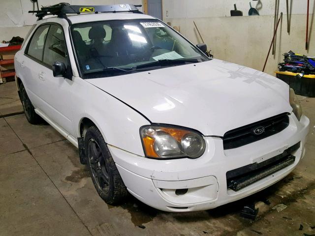 JF1GG65594G821487 - 2004 SUBARU IMPREZA TS WHITE photo 1