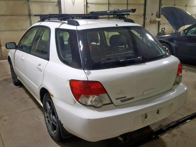 JF1GG65594G821487 - 2004 SUBARU IMPREZA TS WHITE photo 3