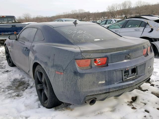 2G1FA1EV8A9177882 - 2010 CHEVROLET CAMARO LS BLUE photo 3