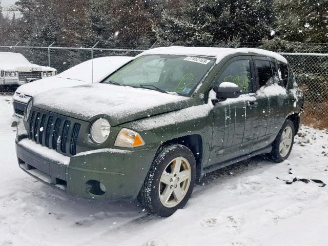 1J8FF47W88D563921 - 2008 JEEP COMPASS SP 绿色 照片 2