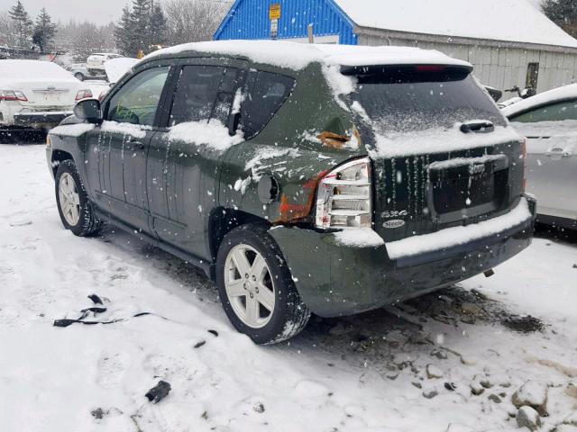 1J8FF47W88D563921 - 2008 JEEP COMPASS SP GREEN photo 3