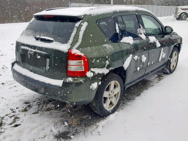 1J8FF47W88D563921 - 2008 JEEP COMPASS SP GREEN photo 4