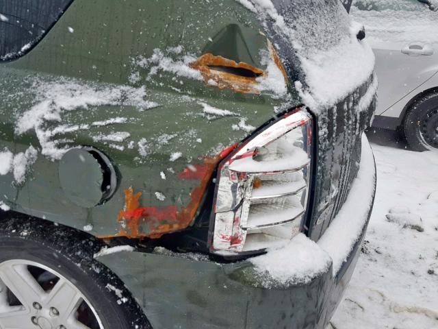 1J8FF47W88D563921 - 2008 JEEP COMPASS SP 绿色 照片 9