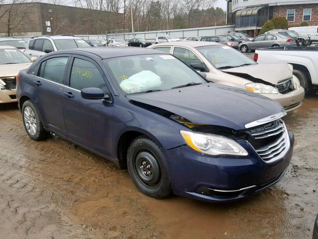 1C3CCBAB0EN170793 - 2014 CHRYSLER 200 LX BLUE photo 1