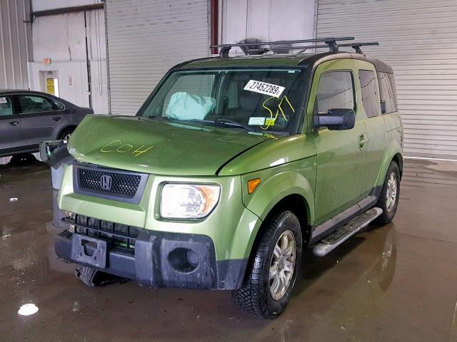 5J6YH28706L021151 - 2006 HONDA ELEMENT EX GREEN photo 2