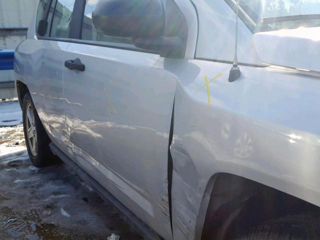 1J8FT47W67D244881 - 2007 JEEP COMPASS SILVER photo 9