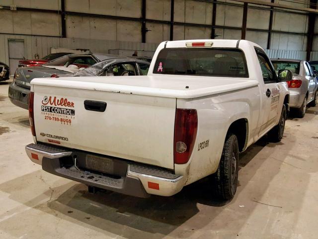 1GCCS149688218091 - 2008 CHEVROLET COLORADO WHITE photo 4