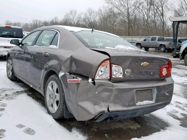 1G1ZB5EB1AF297764 - 2010 CHEVROLET MALIBU LS ყავისფერი ფოტო 3