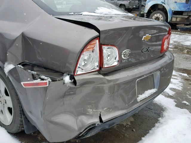 1G1ZB5EB1AF297764 - 2010 CHEVROLET MALIBU LS ყავისფერი ფოტო 9