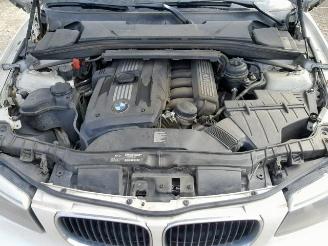 WBAUL7C5XDVU09086 - 2013 BMW 128 I WHITE photo 7