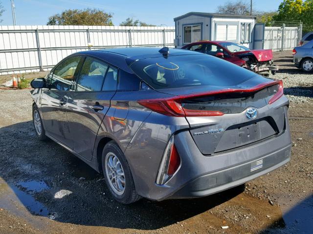 JTDKARFP8H3066689 - 2017 TOYOTA PRIUS PRIM 灰色 照片 3