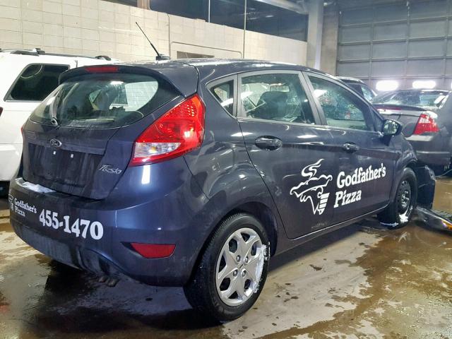 3FADP4TJ8DM119691 - 2013 FORD FIESTA S GRAY photo 4