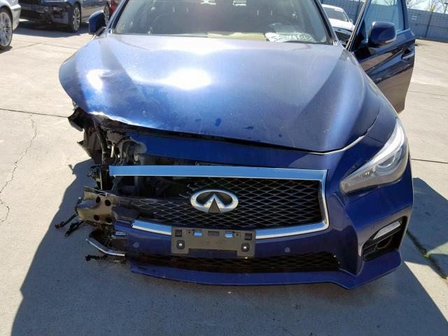 JN1FV7AP4GM420740 - 2016 INFINITI Q50 RED SP BLUE photo 7