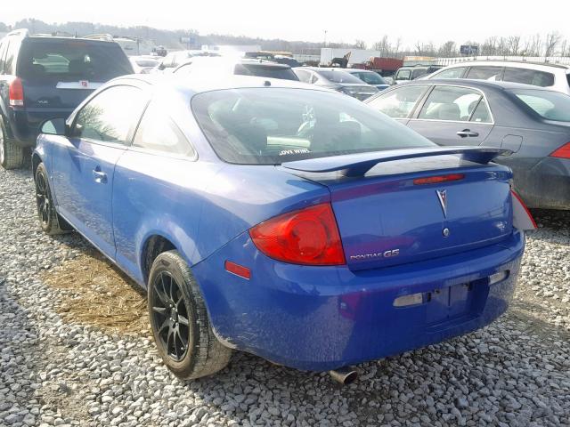 1G2AL18F387249345 - 2008 PONTIAC G5 BLUE photo 3