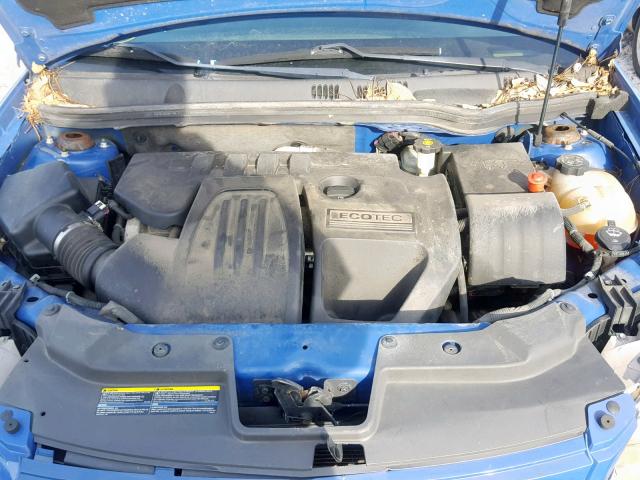 1G2AL18F387249345 - 2008 PONTIAC G5 BLUE photo 7