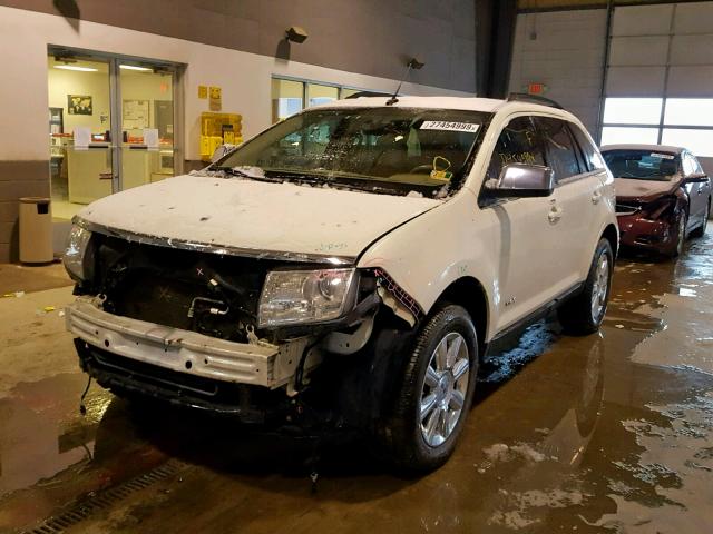 2LMDU68C47BJ09917 - 2007 LINCOLN MKX WHITE photo 2