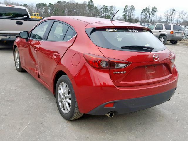 3MZBM1L75FM209863 - 2015 MAZDA 3 TOURING RED photo 3