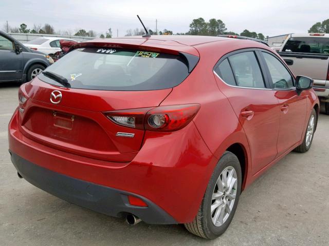 3MZBM1L75FM209863 - 2015 MAZDA 3 TOURING RED photo 4