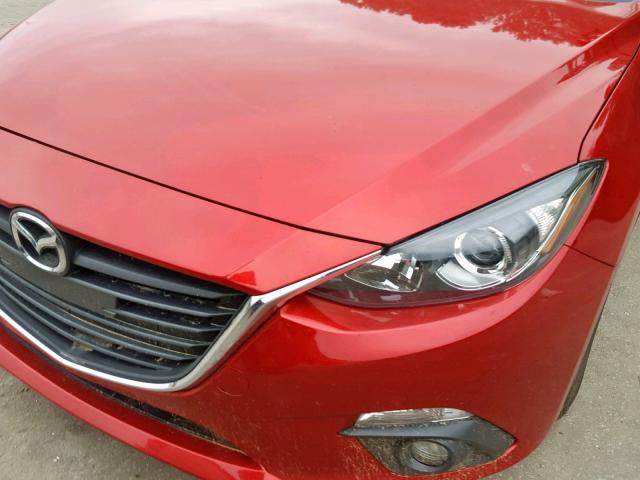 3MZBM1L75FM209863 - 2015 MAZDA 3 TOURING RED photo 9