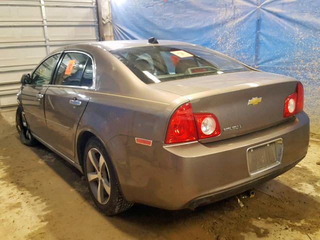 1G1ZC5E04CF333946 - 2012 CHEVROLET MALIBU 1LT ყავისფერი ფოტო 3