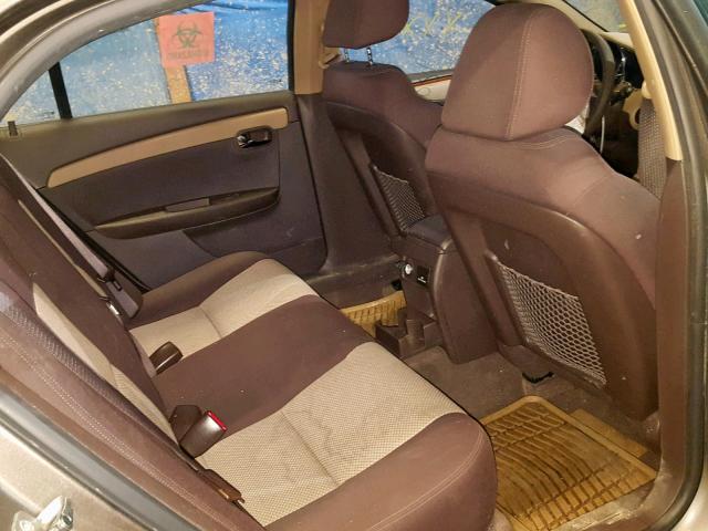 1G1ZC5E04CF333946 - 2012 CHEVROLET MALIBU 1LT ყავისფერი ფოტო 6