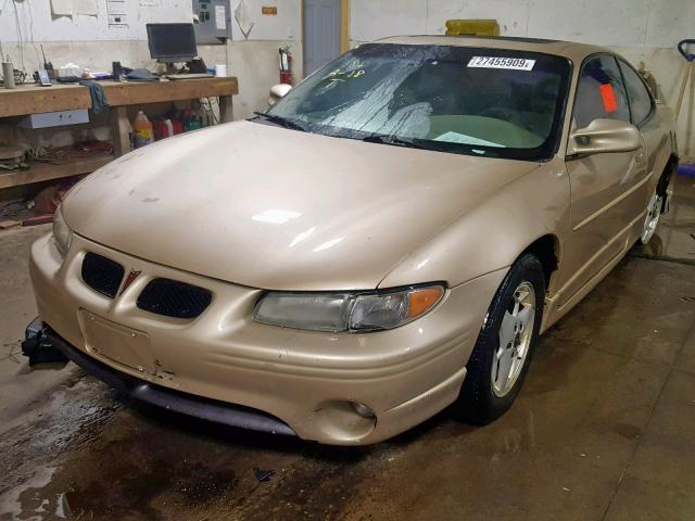 1G2WP12K61F242885 - 2001 PONTIAC GRAND PRIX GOLD photo 2