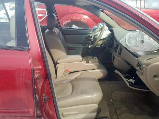 2G4WS55J831261514 - 2003 BUICK CENTURY CU RED photo 5