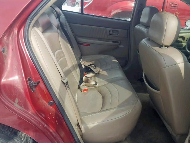 2G4WS55J831261514 - 2003 BUICK CENTURY CU RED photo 6