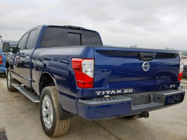 1N6BA1F29HN513179 - 2017 NISSAN TITAN XD S BLUE photo 3