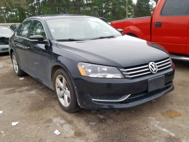 1VWBP7A35DC143131 - 2013 VOLKSWAGEN PASSAT SE BLACK photo 1