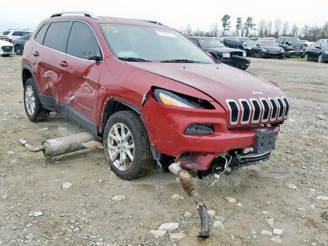 1C4PJLCBXGW377100 - 2016 JEEP CHEROKEE L RED photo 1