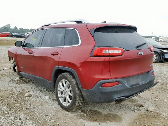 1C4PJLCBXGW377100 - 2016 JEEP CHEROKEE L RED photo 3