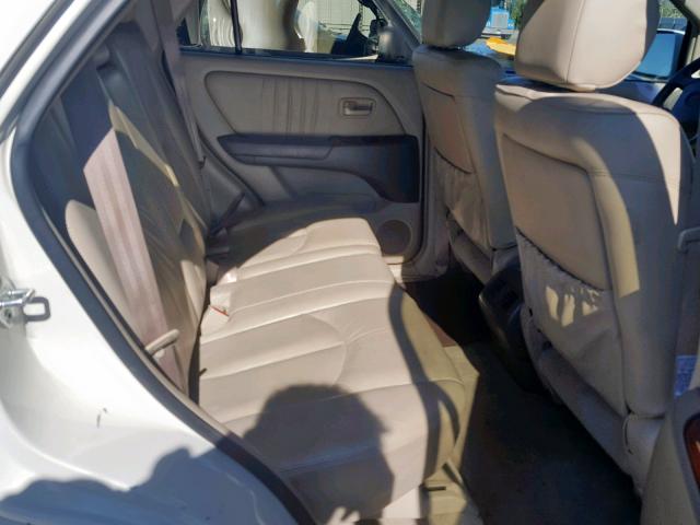 JT6HF10U7Y0096867 - 2000 LEXUS RX 300 WHITE photo 6