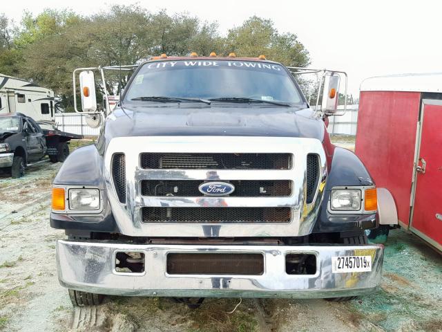 3FRNX65N85V129792 - 2005 FORD F650 SUPER BLACK photo 9