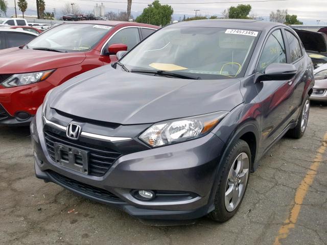 3CZRU5H55HG703345 - 2017 HONDA HR-V EX GRAY photo 2