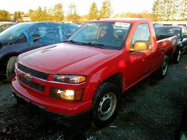 1GCCSBF95C8140298 - 2012 CHEVROLET COLORADO RED photo 2