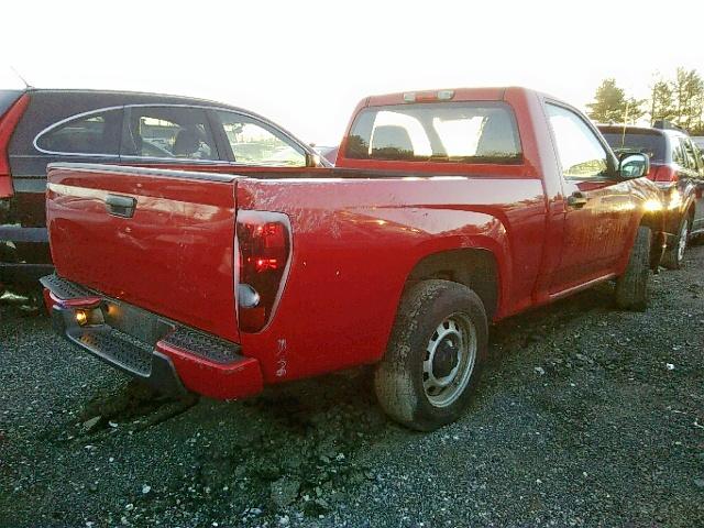 1GCCSBF95C8140298 - 2012 CHEVROLET COLORADO RED photo 4